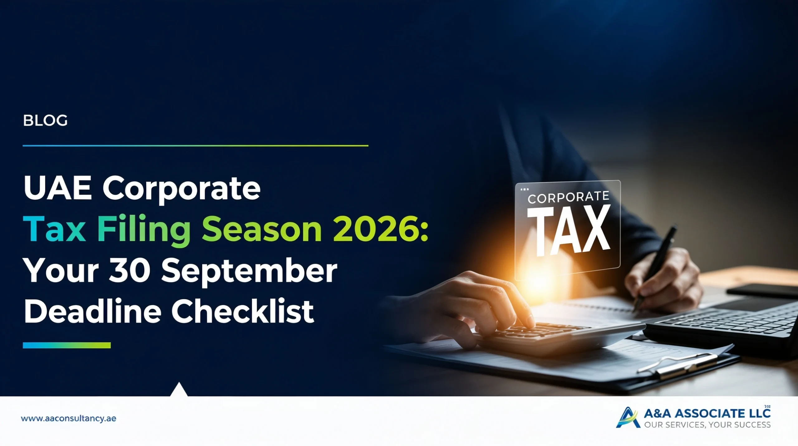 UAE Corporate tax filing 2026